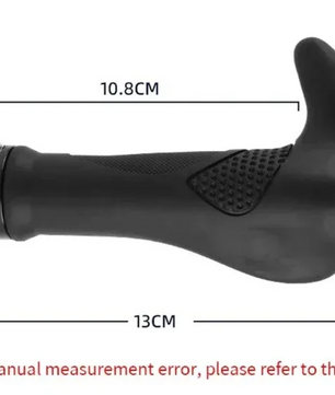 Ergonomische Fietshandvatten met Verlengde Steun – Antislip Rubber MTB Grips met Lock-On Systeem