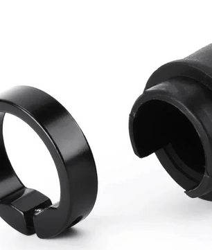 Ergonomische Fietshandvatten met Verlengde Steun – Antislip Rubber MTB Grips met Lock-On Systeem