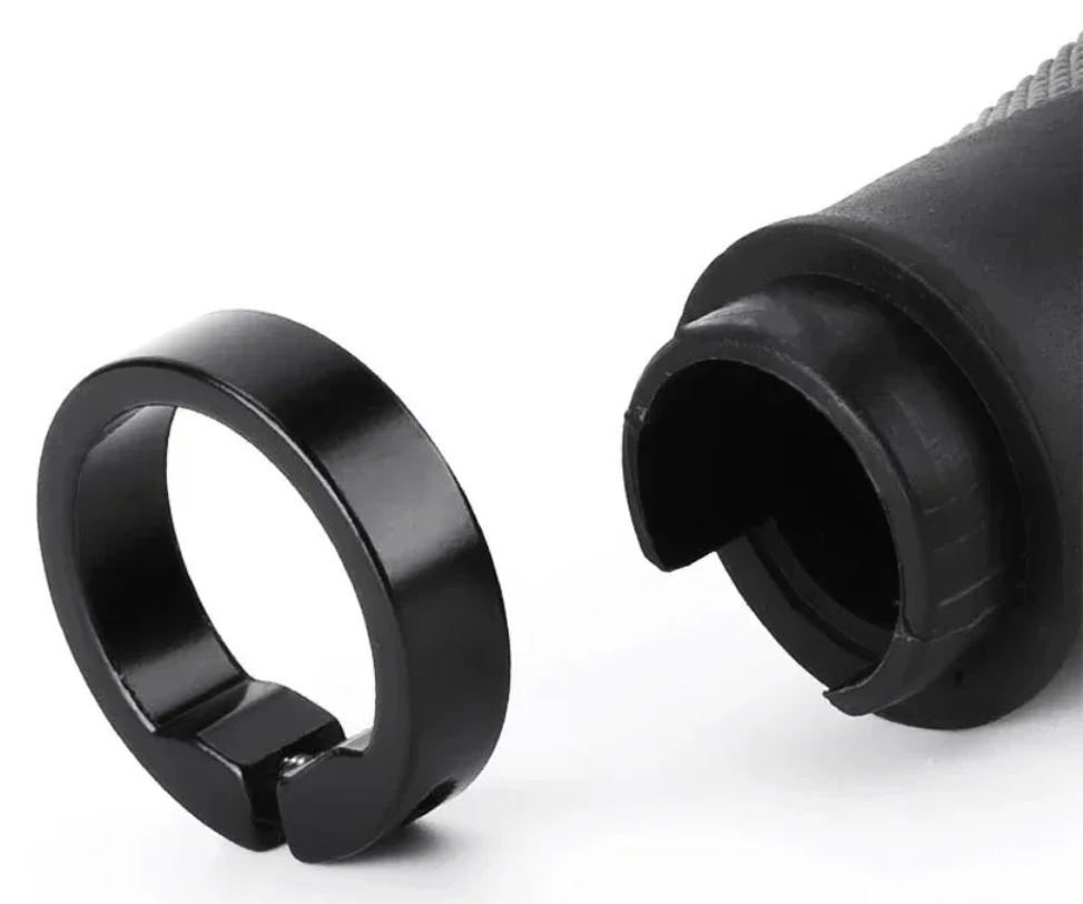 Ergonomische Fietshandvatten met Verlengde Steun – Antislip Rubber MTB Grips met Lock-On Systeem