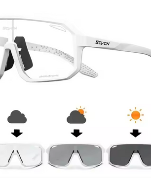 Fotochromische Sport Zonnebril – UV400 Fietsbril voor Outdoor en MTB