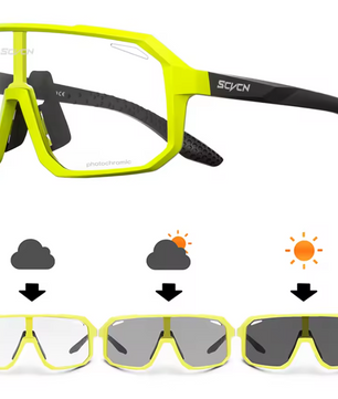 Fotochromische Sport Zonnebril – UV400 Fietsbril voor Outdoor en MTB