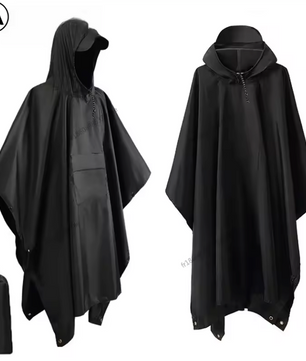 3-in-1 Regenponcho – Waterdicht, Ademend en Multifunctioneel, Outdoor en Hiking