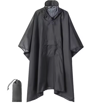 3-in-1 Regenponcho – Waterdicht, Ademend en Multifunctioneel, Outdoor en Hiking