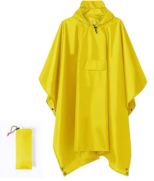 3-in-1 Regenponcho – Waterdicht, Ademend en Multifunctioneel, Outdoor en Hiking