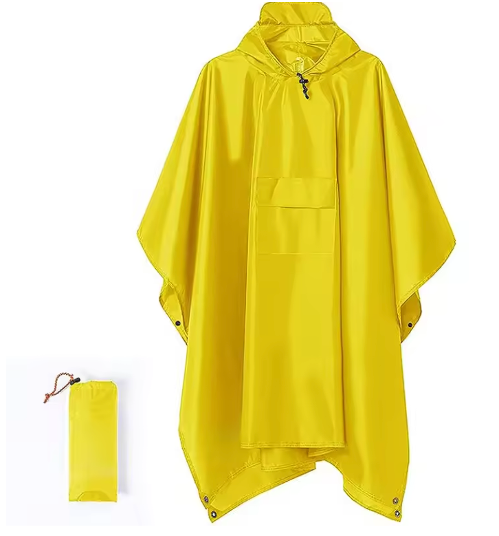 3-in-1 Regenponcho – Waterdicht, Ademend en Multifunctioneel, Outdoor en Hiking