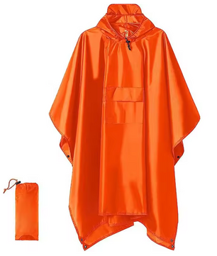 3-in-1 Regenponcho – Waterdicht, Ademend en Multifunctioneel, Outdoor en Hiking