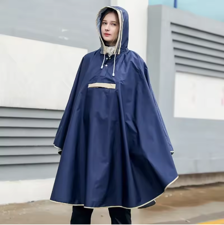 Kinder Regenponcho – Waterdicht, Met Capuchon en Rugzakruimte, School en Outdoor
