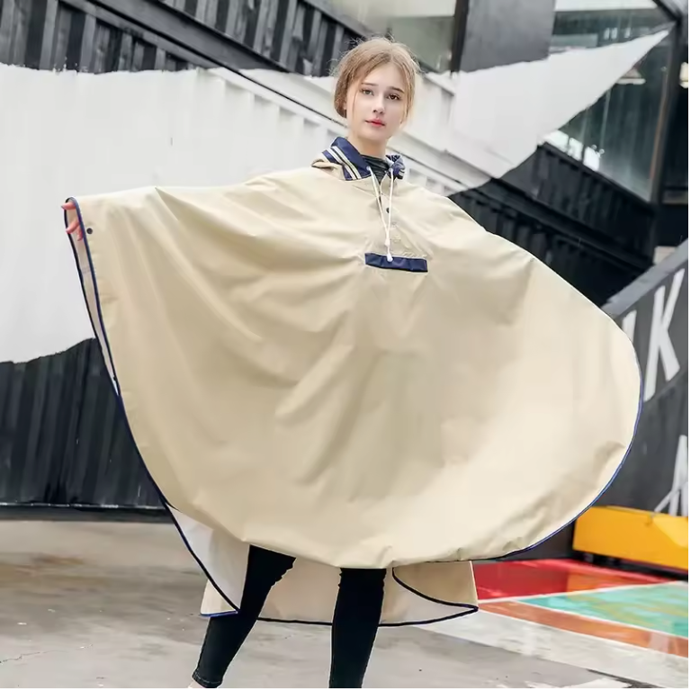Kinder Regenponcho – Waterdicht, Met Capuchon en Rugzakruimte, School en Outdoor