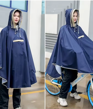 Kinder Regenponcho – Waterdicht, Met Capuchon en Rugzakruimte, School en Outdoor
