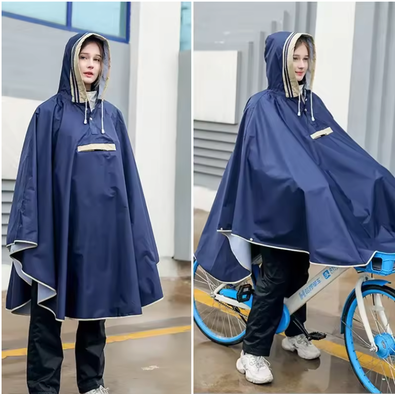 Kinder Regenponcho – Waterdicht, Met Capuchon en Rugzakruimte, School en Outdoor