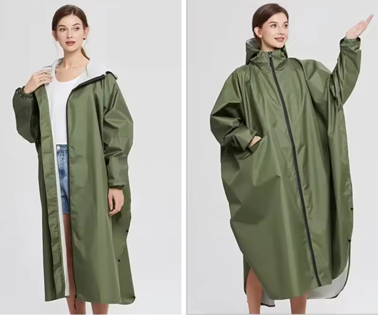 Dames Regenponcho – Waterdicht, Ademend en Lichtgewicht, Fiets en Outdoor