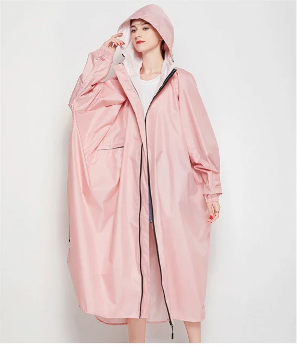 Dames Regenponcho – Waterdicht, Ademend en Lichtgewicht, Fiets en Outdoor