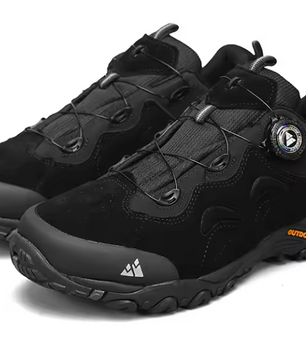 Heren Hiking Sneakers – Leer, Antislip en Comfort, Outdoor en Trekking