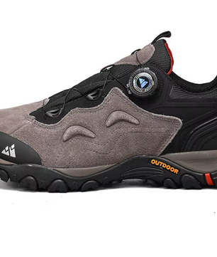 Heren Hiking Sneakers – Leer, Antislip en Comfort, Outdoor en Trekking