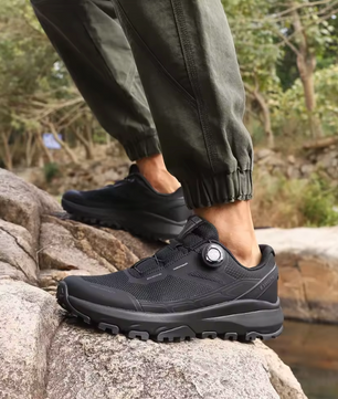 Heren Hiking Sneakers – Waterafstotend, Antislip en Snelsluiting, Outdoor en Trekking