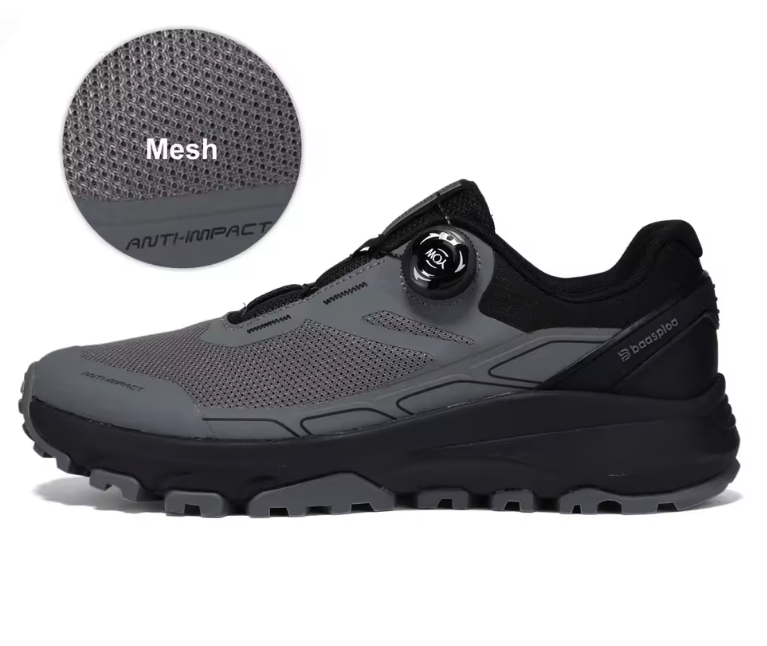 Heren Hiking Sneakers – Waterafstotend, Antislip en Snelsluiting, Outdoor en Trekking