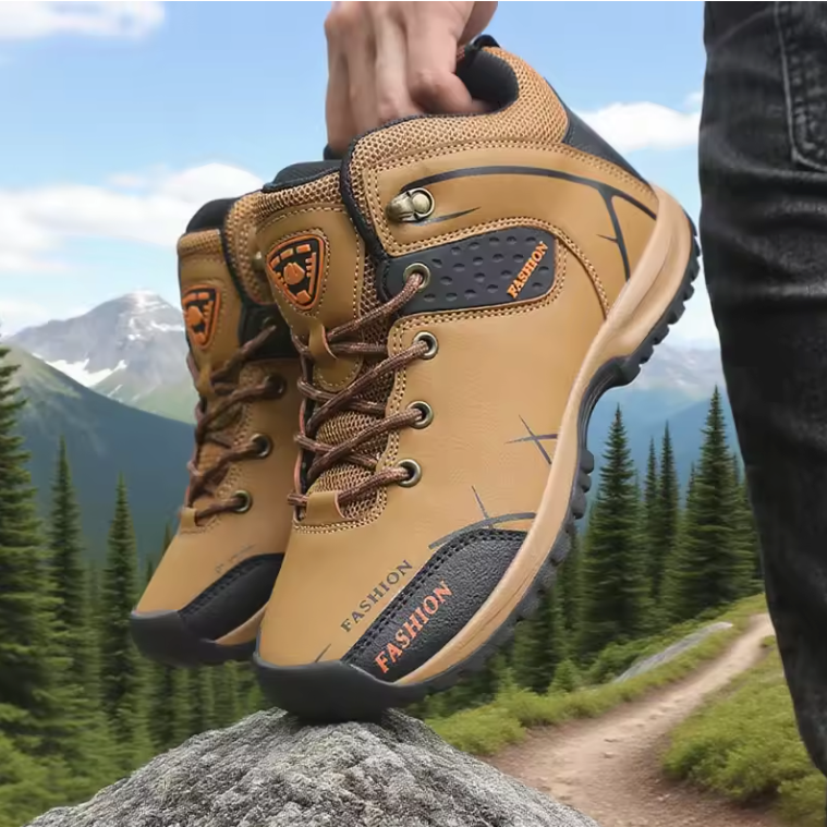 Heren Hiking Schoenen – Waterafstotend, Comfortabel en Antislip, Outdoor en Werk