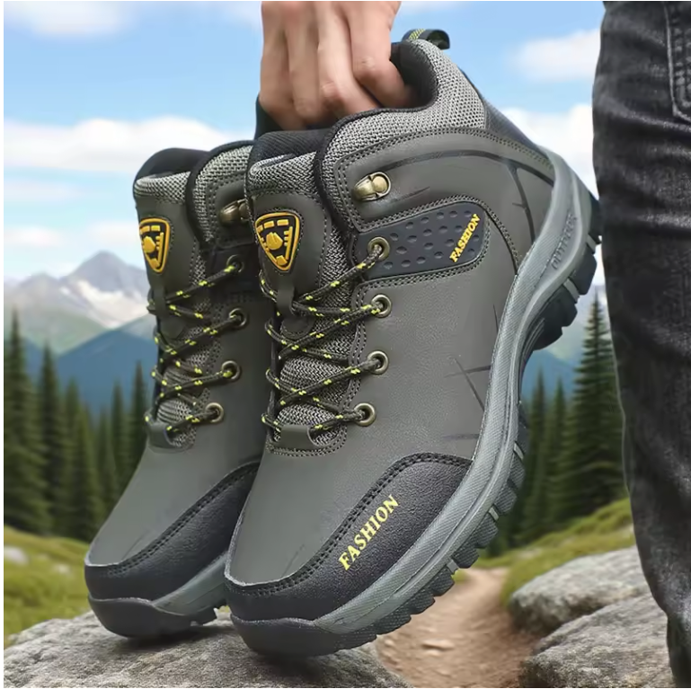 Heren Hiking Schoenen – Waterafstotend, Comfortabel en Antislip, Outdoor en Werk