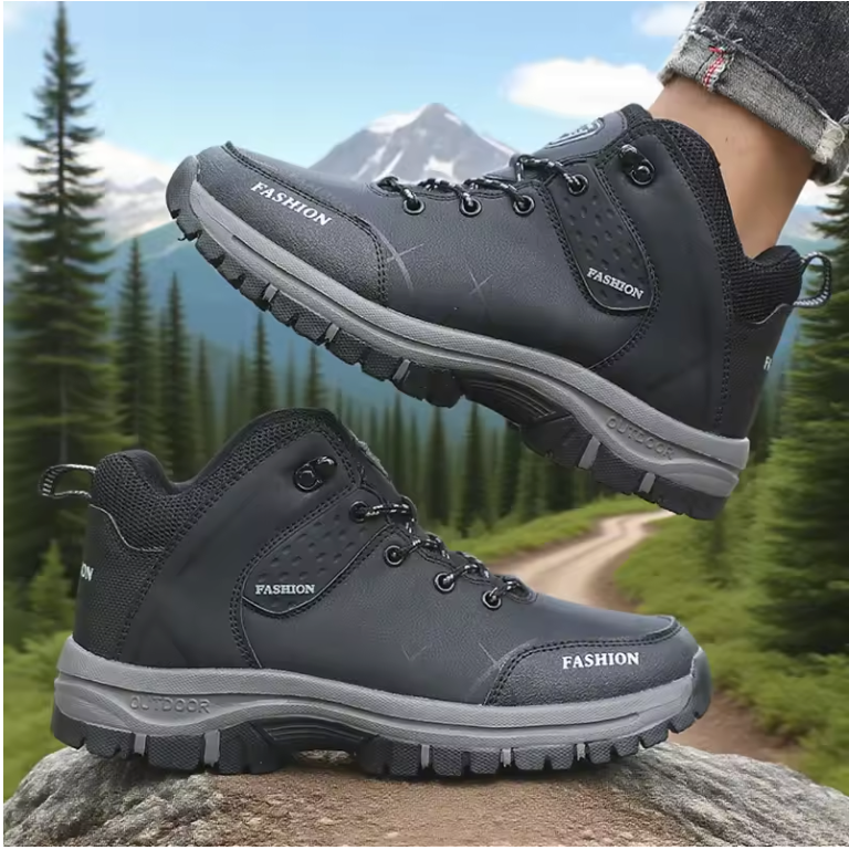 Heren Hiking Schoenen – Waterafstotend, Comfortabel en Antislip, Outdoor en Werk