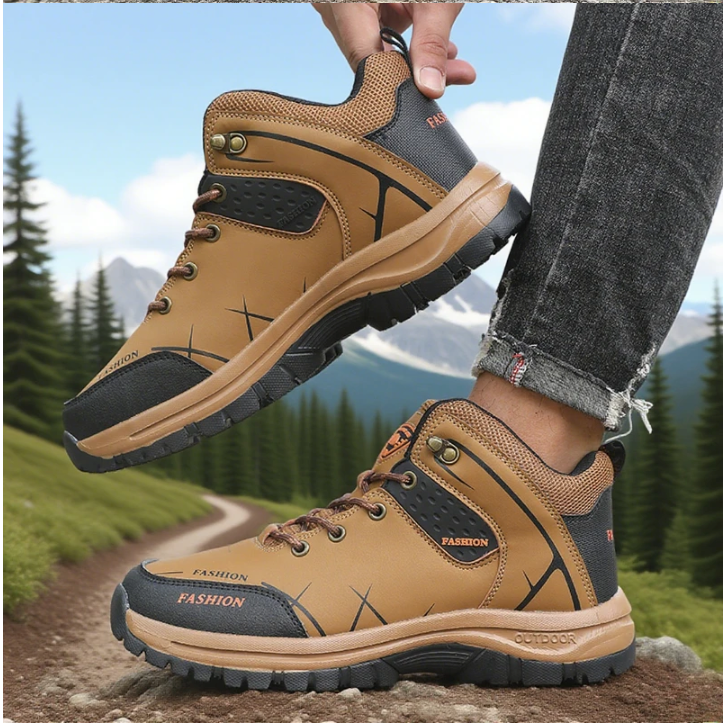 Heren Hiking Schoenen – Waterafstotend, Comfortabel en Antislip, Outdoor en Werk