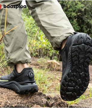 Heren Hiking Sneakers – Snelsluiting, Comfortabel en Antislip, Outdoor en Casual