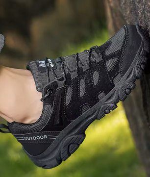 Heren Hiking Sneakers – Ademend, Schokabsorberend en Antislip, Outdoor en Sport