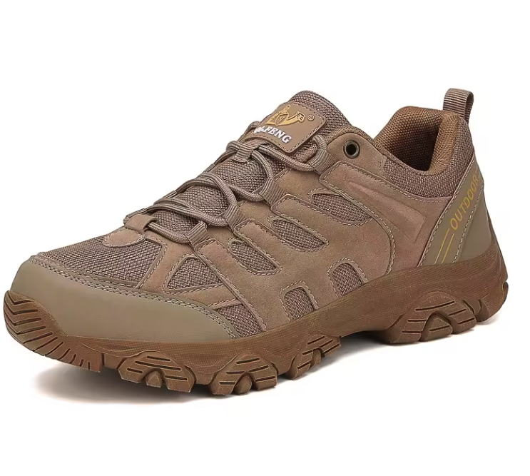 Heren Hiking Sneakers – Ademend, Schokabsorberend en Antislip, Outdoor en Casual