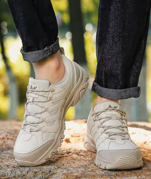 Heren Hiking Sneakers – Ademend, Schokabsorberend en Antislip, Outdoor en Casual