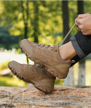 Heren Hiking Sneakers – Ademend, Schokabsorberend en Antislip, Outdoor en Casual