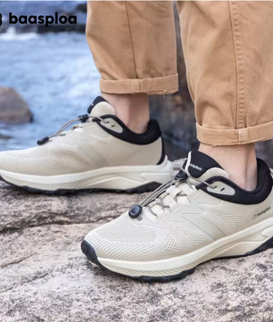 Heren Hiking Sneakers – Ademend, Comfortabel en Antislip, Outdoor en Wandelen