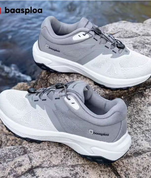 Heren Hiking Sneakers – Ademend, Comfortabel en Antislip, Outdoor en Wandelen