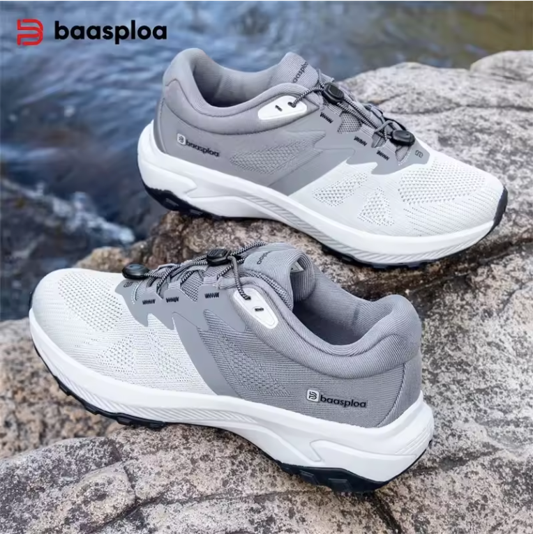 Heren Hiking Sneakers – Ademend, Comfortabel en Antislip, Outdoor en Wandelen