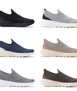 Heren Slip-on Sneakers – Ademend, Lichtgewicht en Comfortabel, Casual en Sport