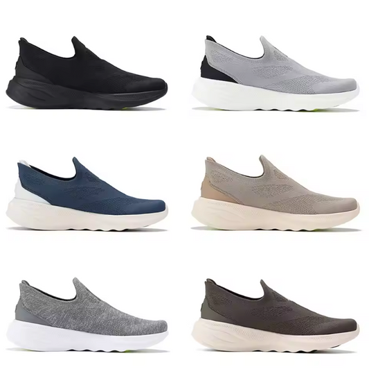 Heren Slip-on Sneakers – Ademend, Lichtgewicht en Comfortabel, Casual en Sport