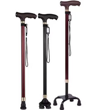 rstelbare Wandelstok met LED – Aluminium, Antislip en Lichtgewicht, 72–94 cm