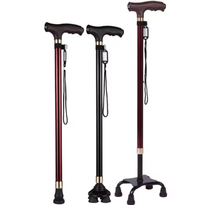 rstelbare Wandelstok met LED – Aluminium, Antislip en Lichtgewicht, 72–94 cm