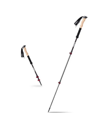 Trekking Stokken Set van 2 – Carbon Fiber, Lichtgewicht en Verstelbaar, Hiking en Outdoor