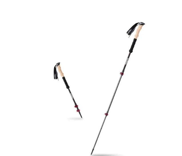 Trekking Stokken Set van 2 – Carbon Fiber, Lichtgewicht en Verstelbaar, Hiking en Outdoor