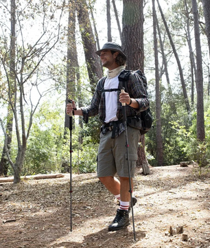 Trekking Stokken Set van 2 – Carbon Fiber, Lichtgewicht en Verstelbaar, Hiking en Outdoor