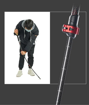 Trekking Stokken Set van 2 – Carbon Fiber, Lichtgewicht en Verstelbaar, Hiking en Outdoor
