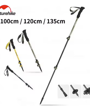 Ultralichte Trekking Stok – Carbon Fiber, Telescopisch en Duurzaam, Outdoor en Hiking