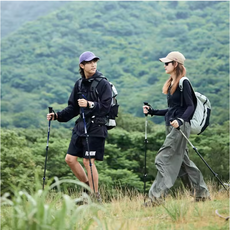 Ultralichte Trekking Stok – Carbon Fiber, Telescopisch en Duurzaam, Outdoor en Hiking