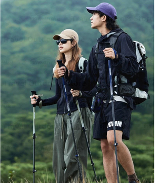 Ultralichte Trekking Stok – Carbon Fiber, Telescopisch en Duurzaam, Outdoor en Hiking