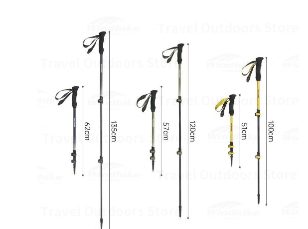 Ultralichte Trekking Stok – Carbon Fiber, Telescopisch en Duurzaam, Outdoor en Hiking