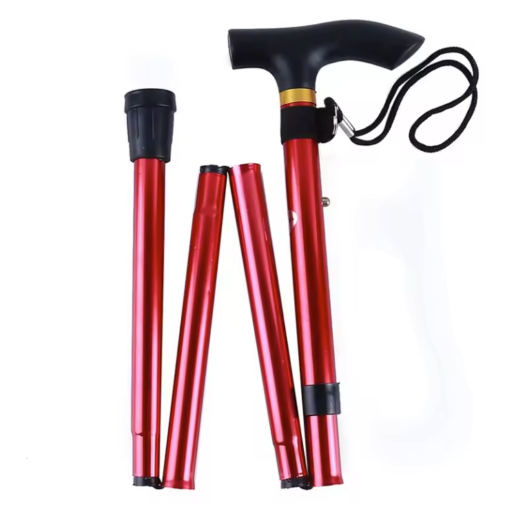 Multifunctionele Wandelstok – Opvouwbaar, Telescopisch en Antislip, Outdoor en Hiking