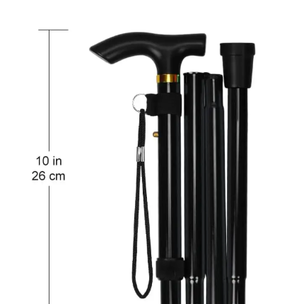 Multifunctionele Wandelstok – Opvouwbaar, Telescopisch en Antislip, Outdoor en Hiking