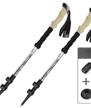 Treking Stokken Set van 2 – Telescopisch, Lichtgewicht en Verstelbaar, Outdoor en Hiking