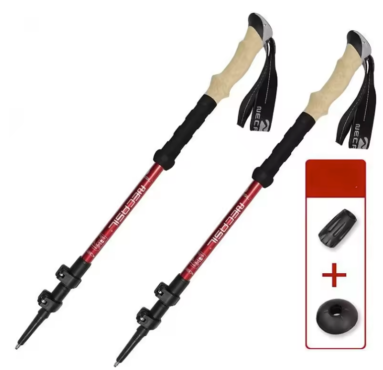 Treking Stokken Set van 2 – Telescopisch, Lichtgewicht en Verstelbaar, Outdoor en Hiking