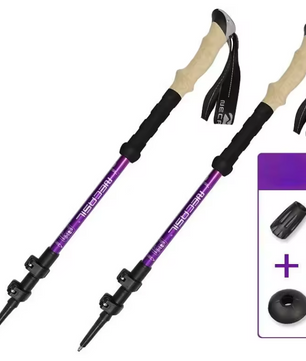 Treking Stokken Set van 2 – Telescopisch, Lichtgewicht en Verstelbaar, Outdoor en Hiking