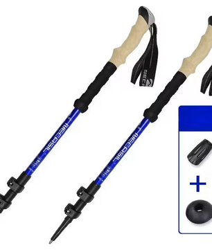 Treking Stokken Set van 2 – Telescopisch, Lichtgewicht en Verstelbaar, Outdoor en Hiking